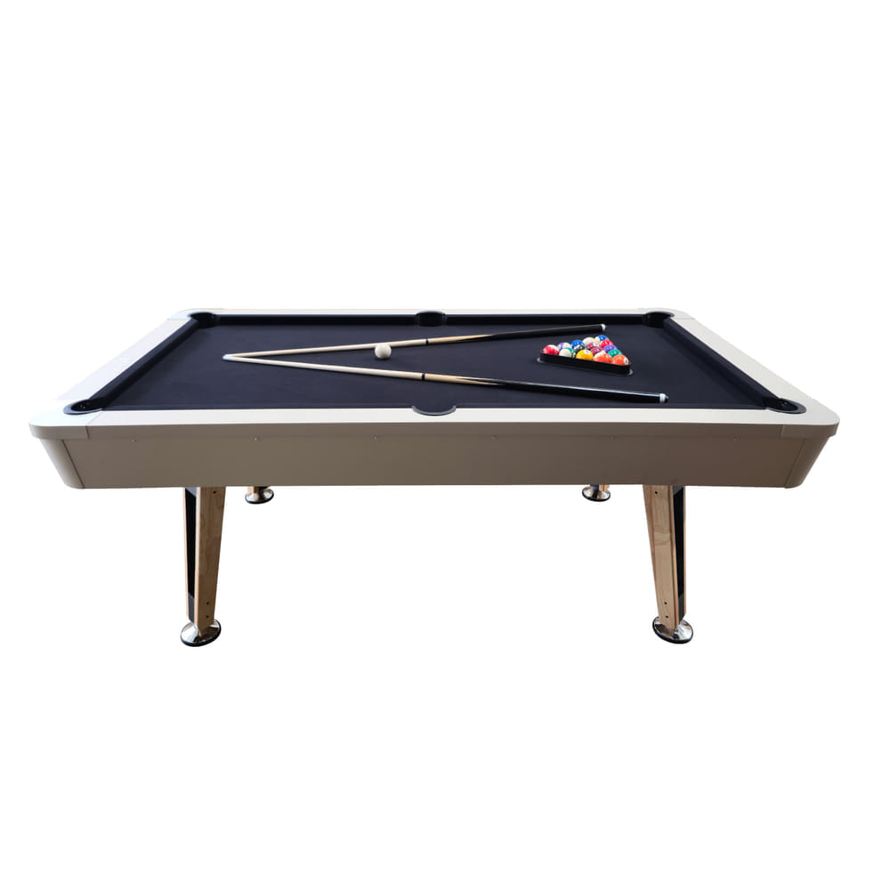 โต๊ะพูล POOL BILLIARD V.22 ขนาด 7 ฟุต สักหลากสีดำ